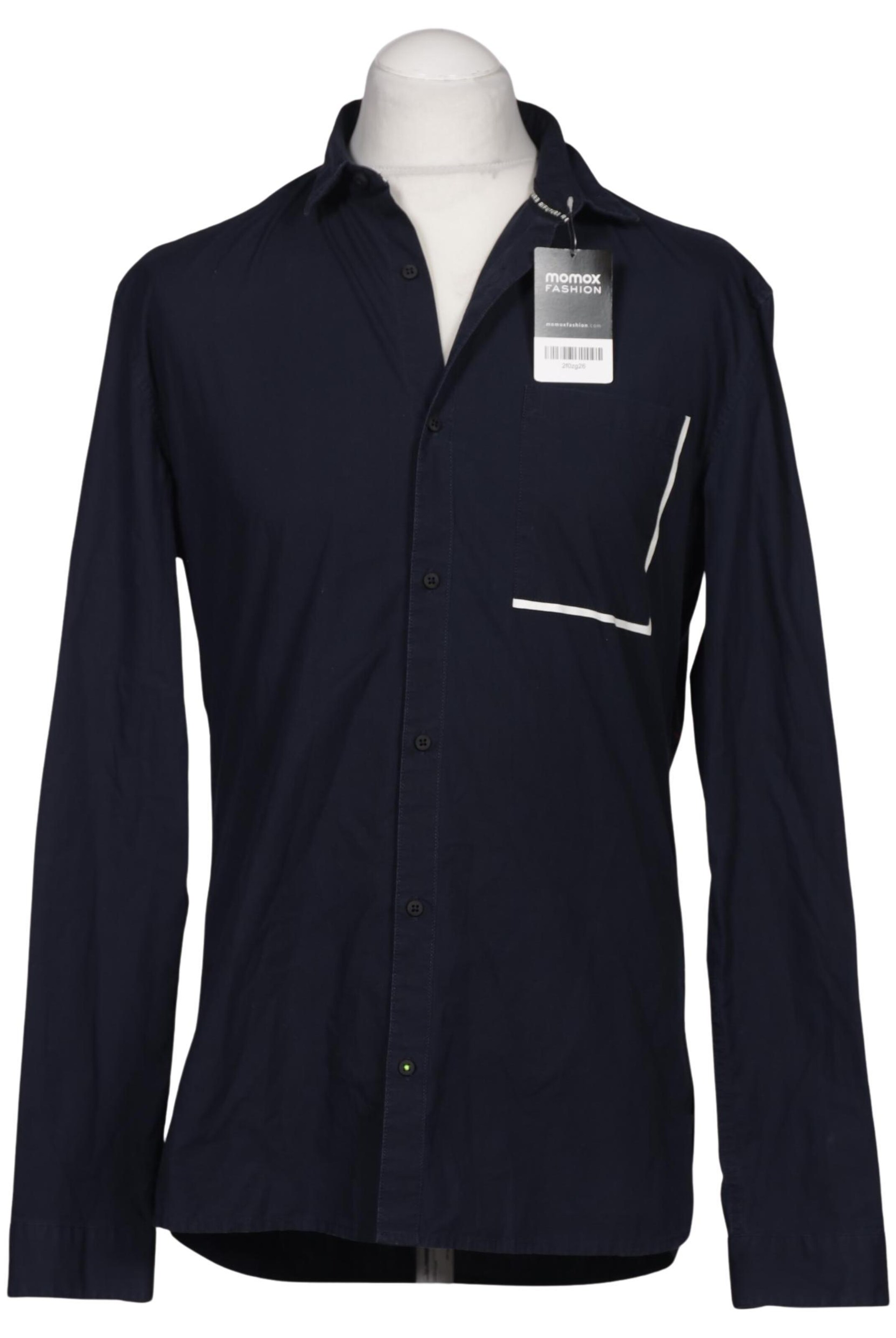 Marc O'Polo Hemd L in Blau: Vorderseite