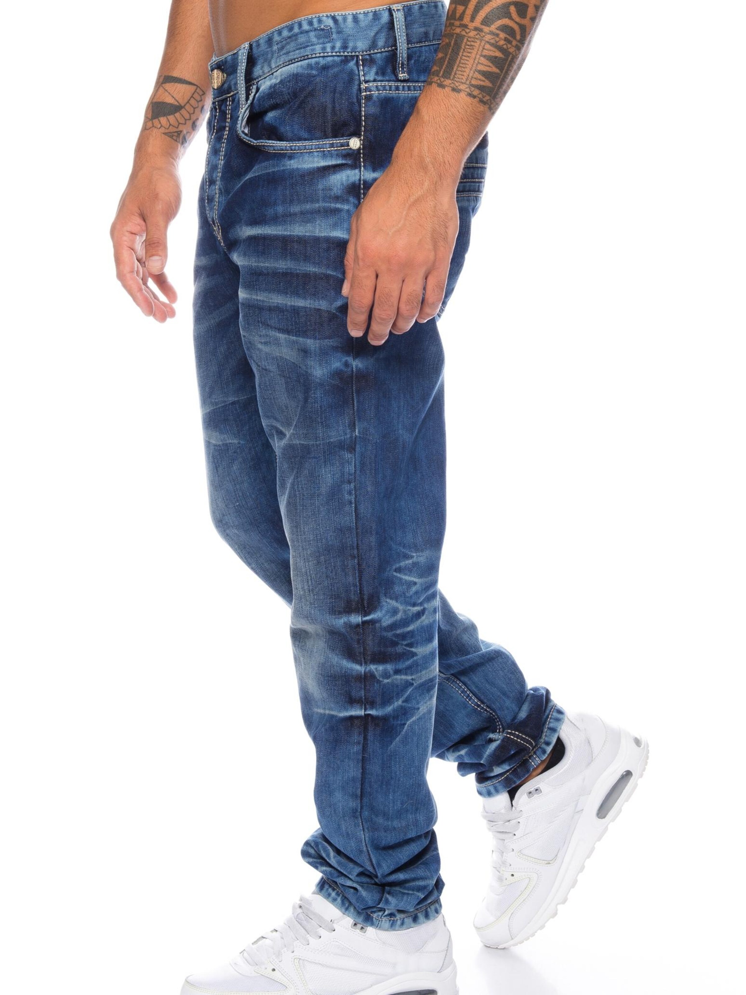 CIPO & BAXX Regular Jeans 'BJ328' in Blue