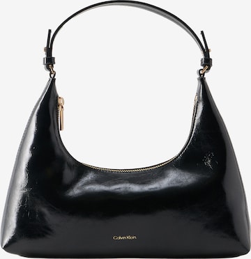 Borsa a spalla di Calvin Klein in nero: frontale