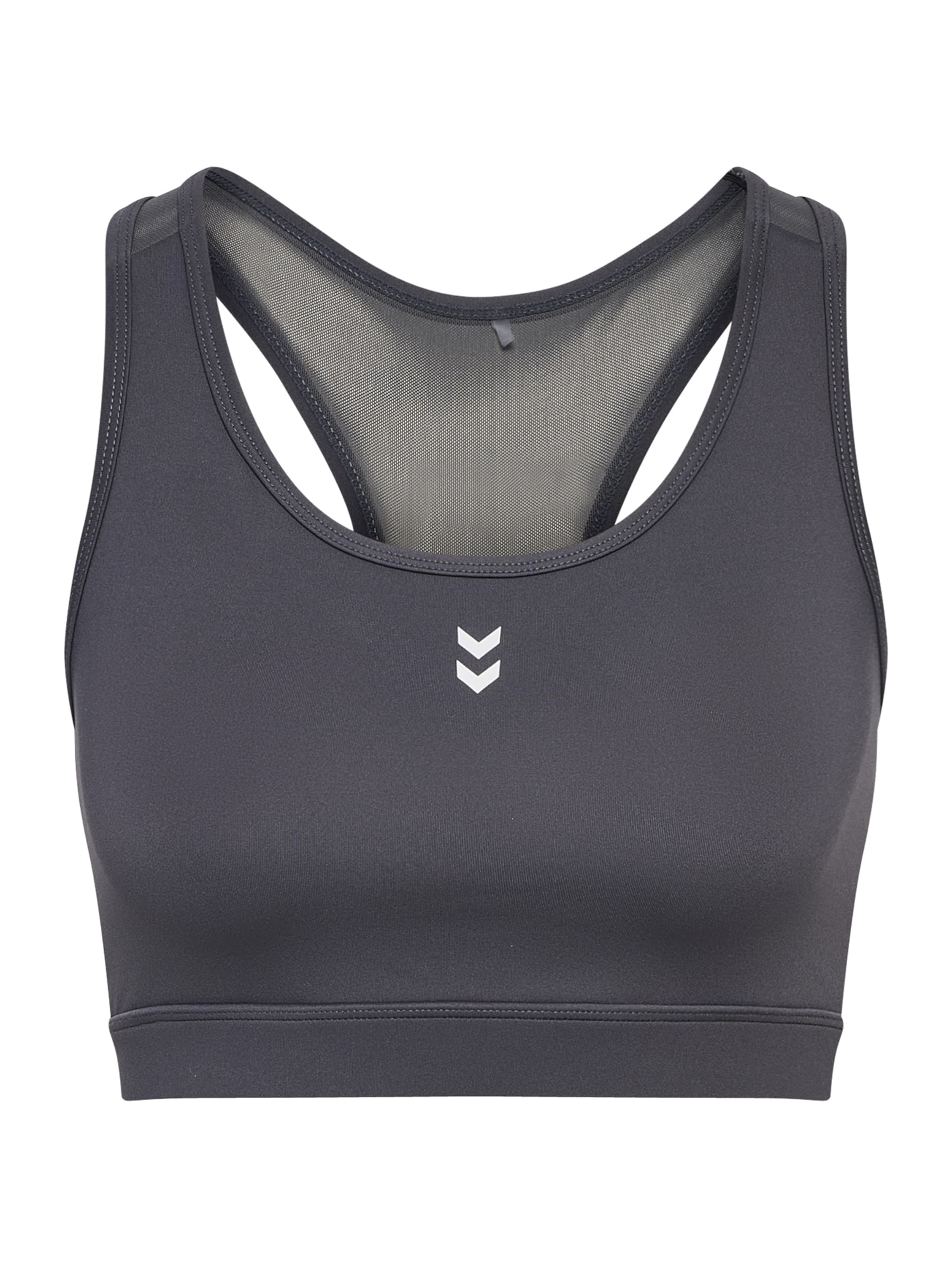 Hummel Bustier Sports-BH 'PULSE' i sort: forside