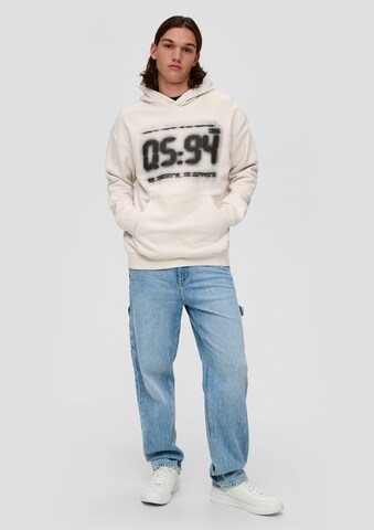 QS Sweatshirt i vit