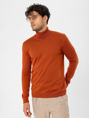 Pull-over Dandalo en orange : devant