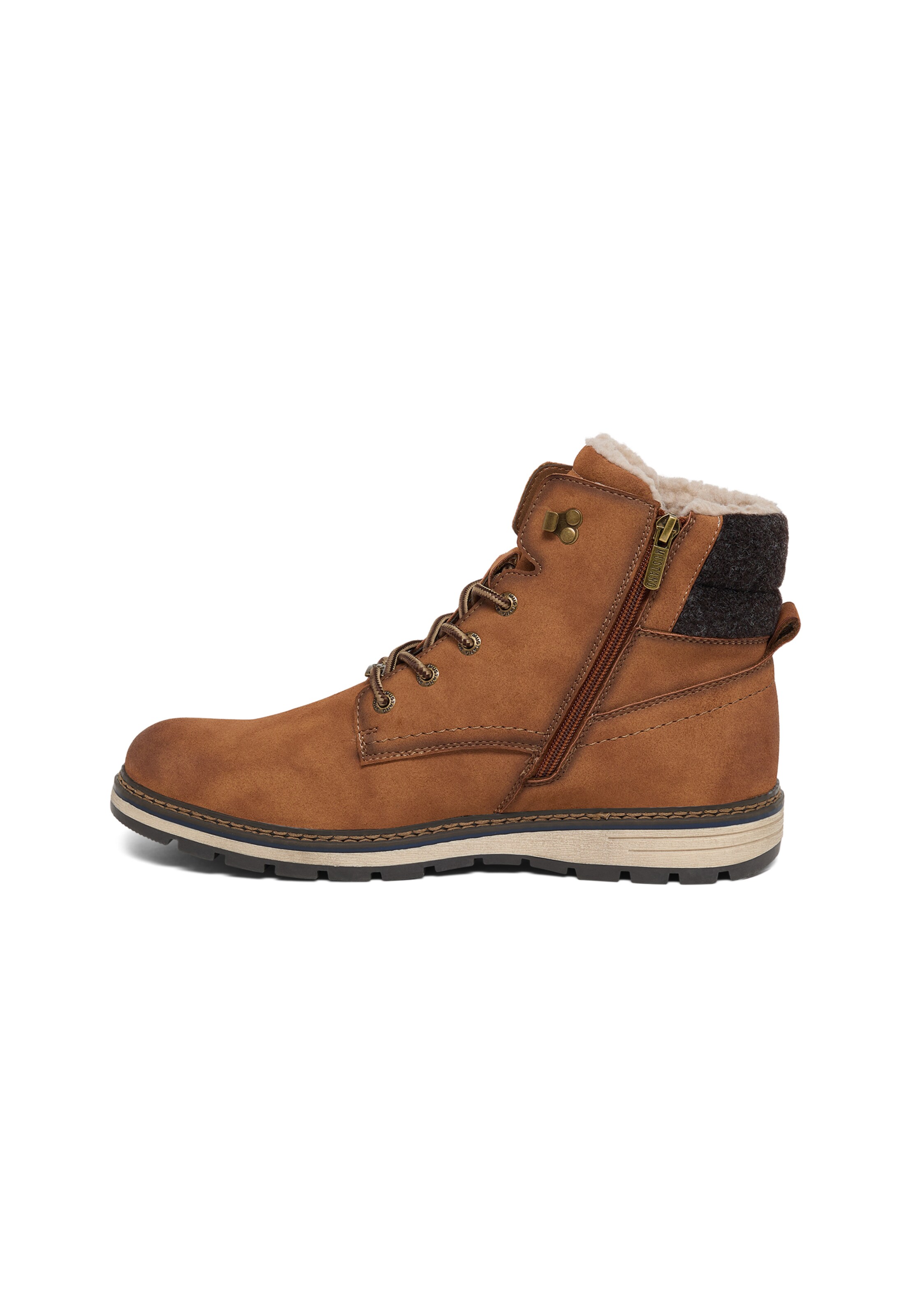 MUSTANG Schnürboots 'Mariko' in Braun: Vorderseite