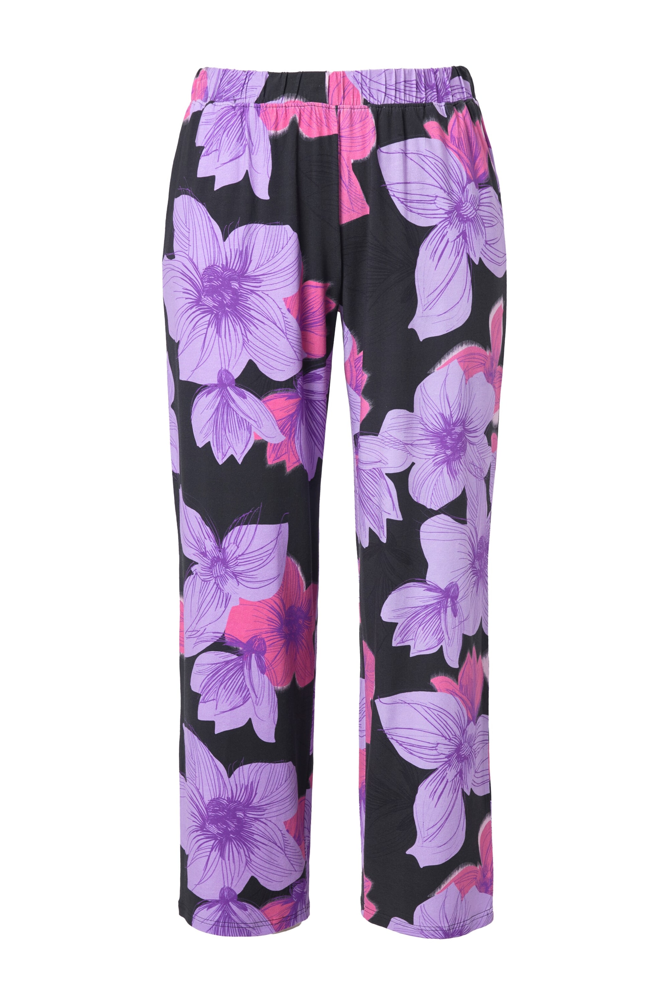 Ulla Popken Regular Broek in Gemengde kleuren: voorkant