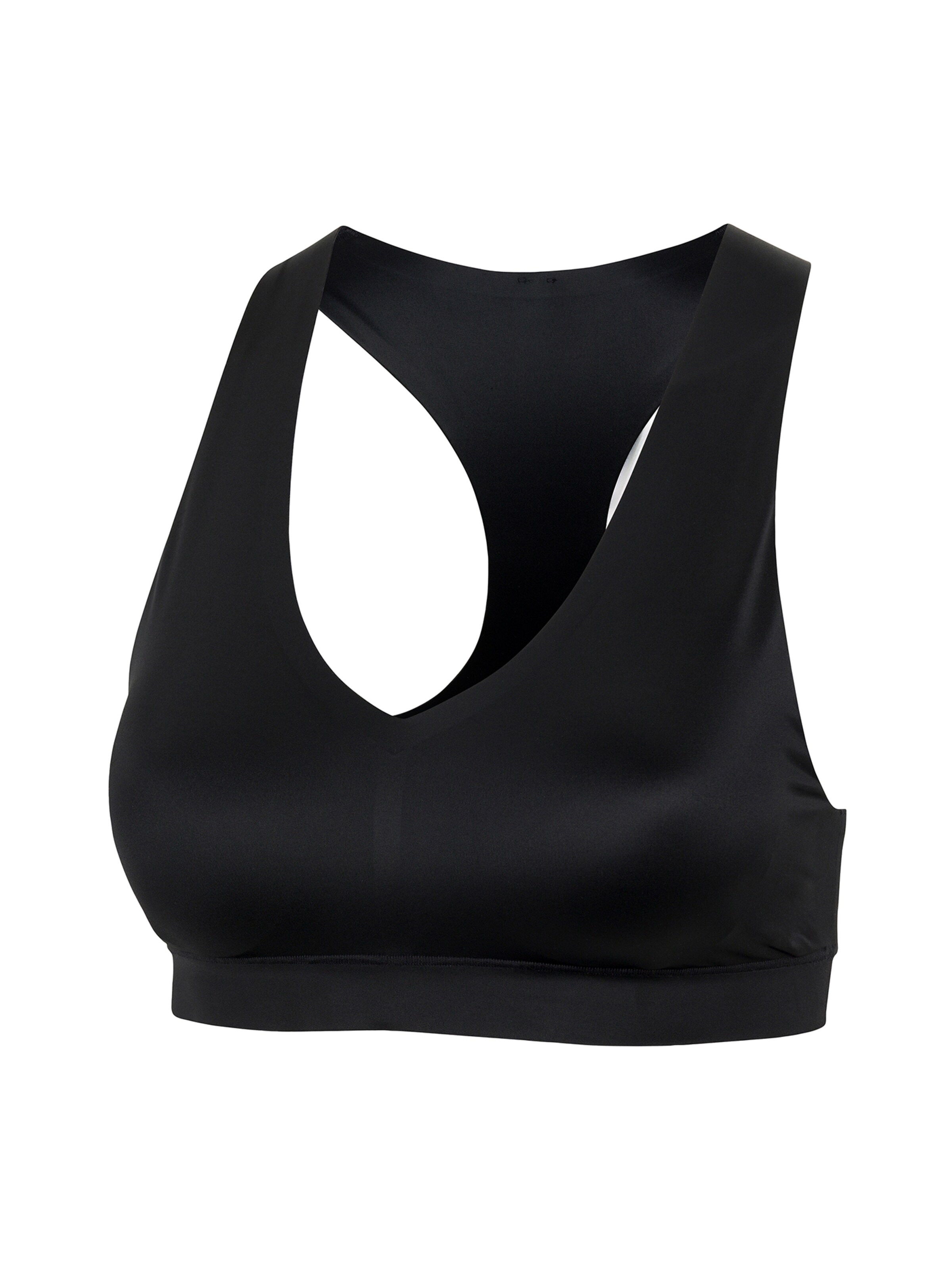 ADIDAS SPORTSWEAR Bustier Sport bh ' Sport Active Micro Contour ' in Zwart: voorkant
