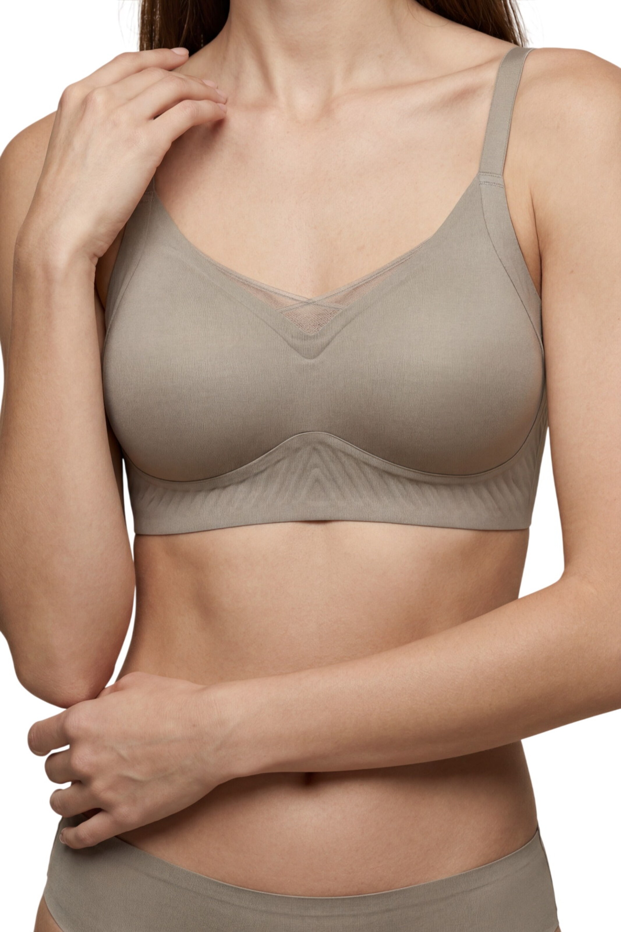 C&City Bralette Bra in Grey