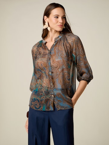 Camicia da donna di oltre in blu