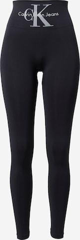 Calvin Klein - Skinny Leggings em preto: frente