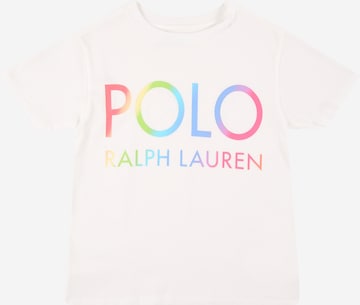 Maglietta di Polo Ralph Lauren in bianco: frontale