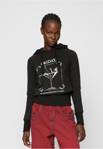 MT Men Sweatshirt in Zwart: voorkant