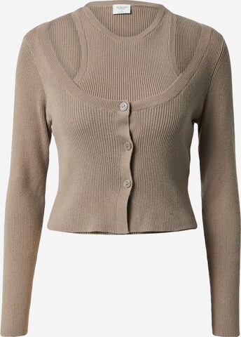 Abercrombie & Fitch Cardigan i brun: forside