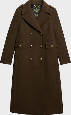 Manteau d’hiver Superdry en vert : devant