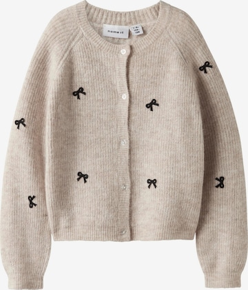 NAME IT - Cárdigan en beige: frente
