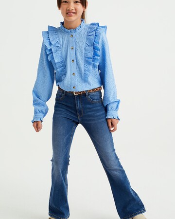WE Fashion Flared Jeans ' Meisjes ' i blå