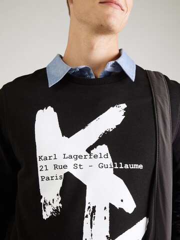 Felpa di Karl Lagerfeld in nero