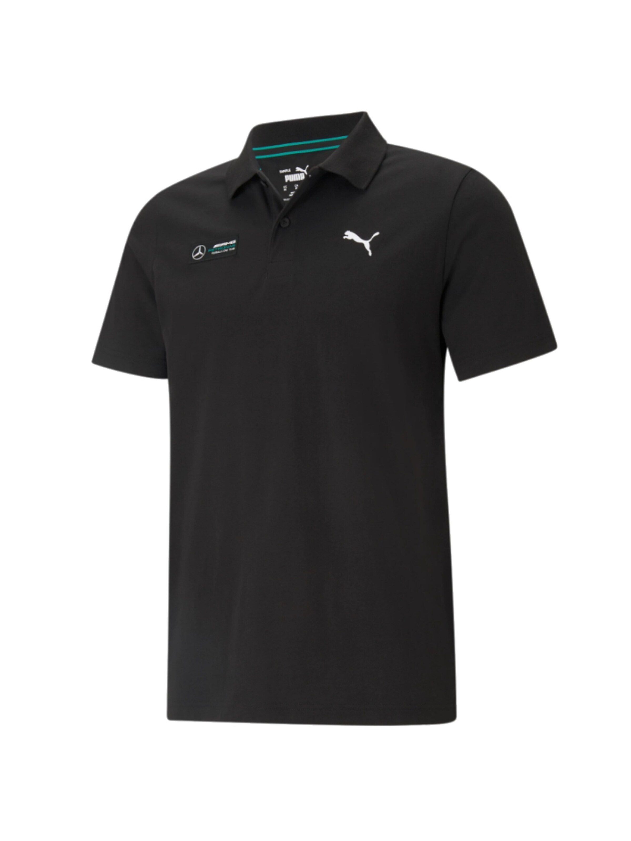 PUMA Shirt 'Puma Mercedes F1 Essentials Polo'‌‌ in XS in schwarz, Produktansicht