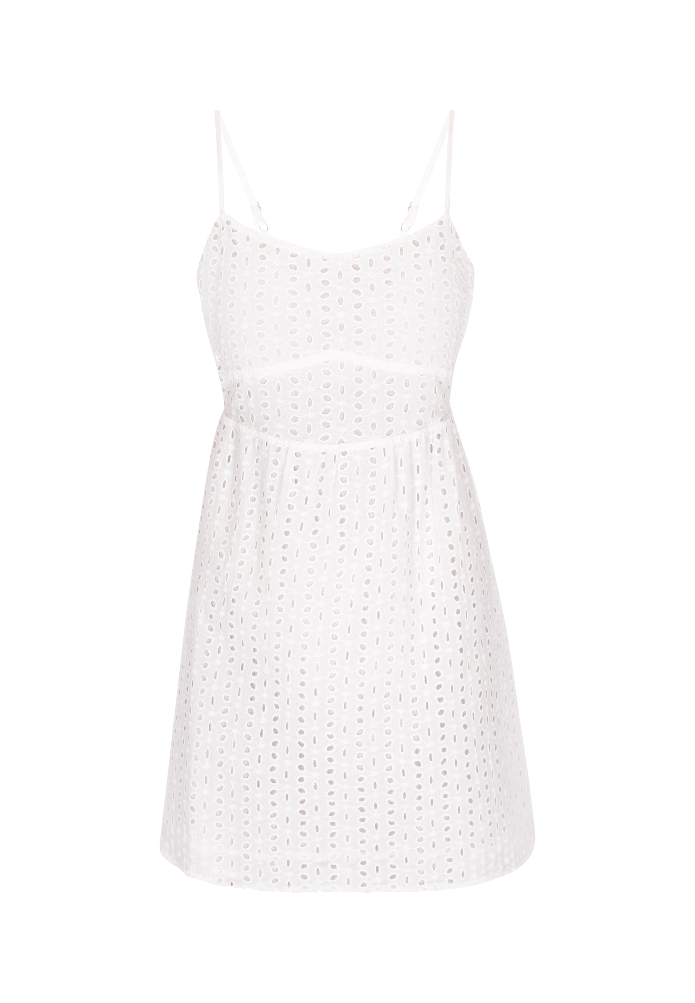 IZIA Лятна рокля 'Boho' в бяло: отпред