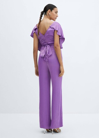 MANGO Jumpsuit 'gala' in Purple