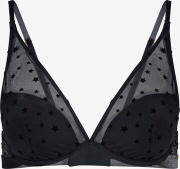 Triangolo Reggiseno di Skiny in nero: frontale