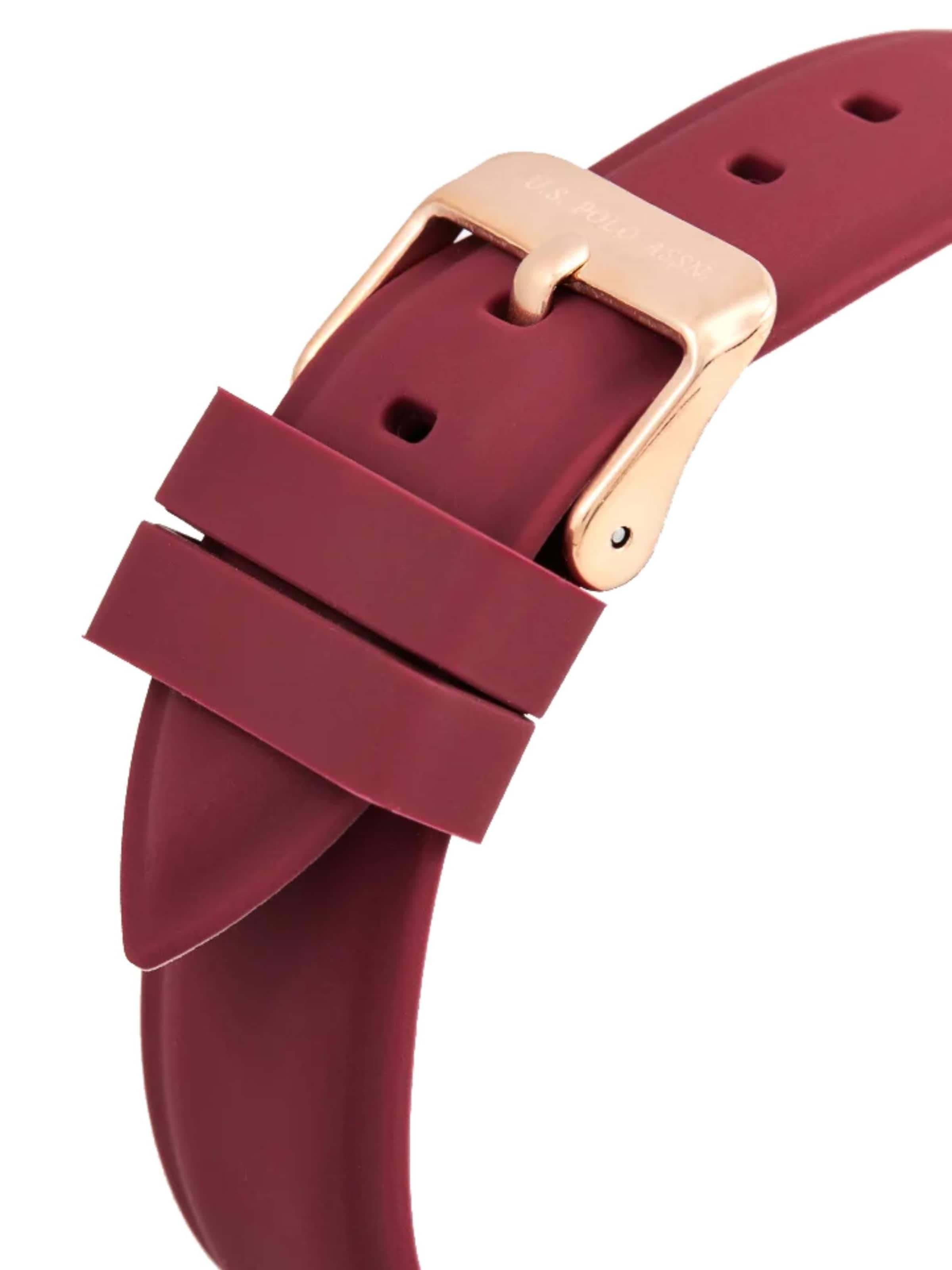 U.S. POLO ASSN. - Reloj analógico 'Destiny' en rojo
