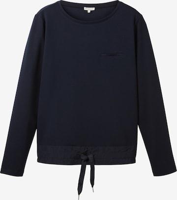 Sweat-shirt TOM TAILOR en bleu : devant