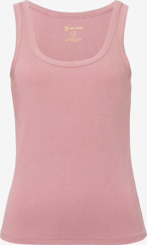 Les Lunes Overdel 'CHLOEE Tank Rib' i pink: forside
