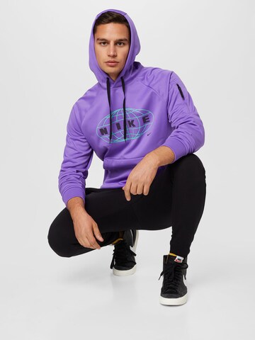 NIKE Sports sweatshirt in Purple