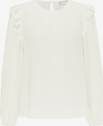 Usha Blouse in White: front