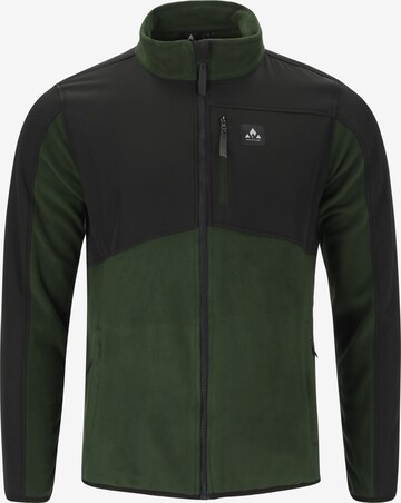 Whistler Athletic Fleece Jacket 'Evo' in Green: front