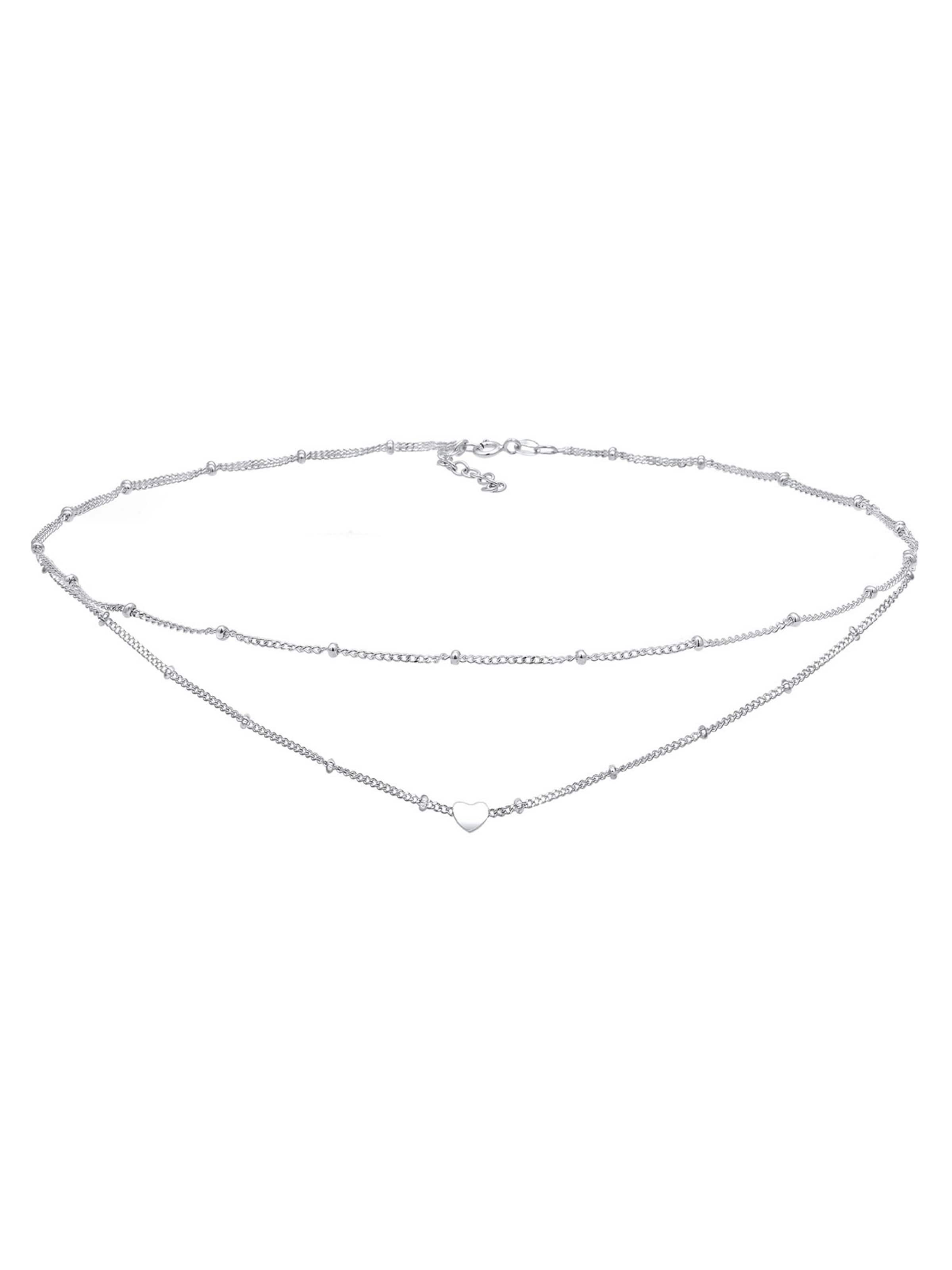 Lanțuri 'Herz' de la ELLI pe argintiu
