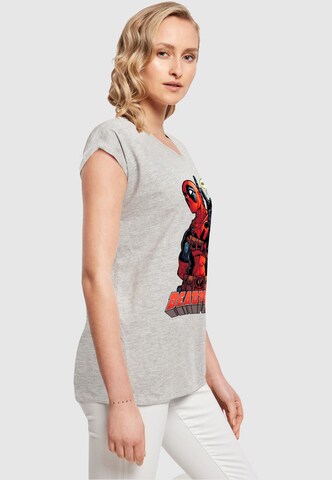 ABSOLUTE CULT T-Shirt 'Deadpool - Hey You' in Grau