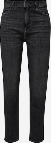 s.Oliver Tapered Jeans in Black: front