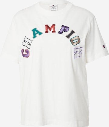 Champion Authentic Athletic Apparel - Camisa em bege: frente