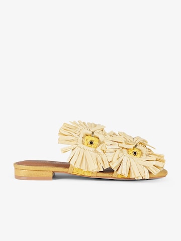 Kurt Geiger - Sandália em amarelo: frente