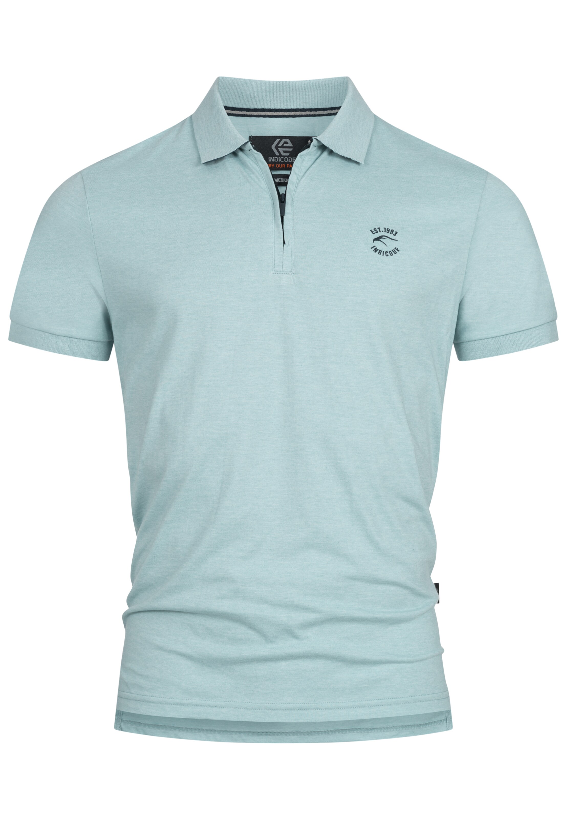 INDICODE JEANS Shirt ' Yonah' in Blauw: voorkant