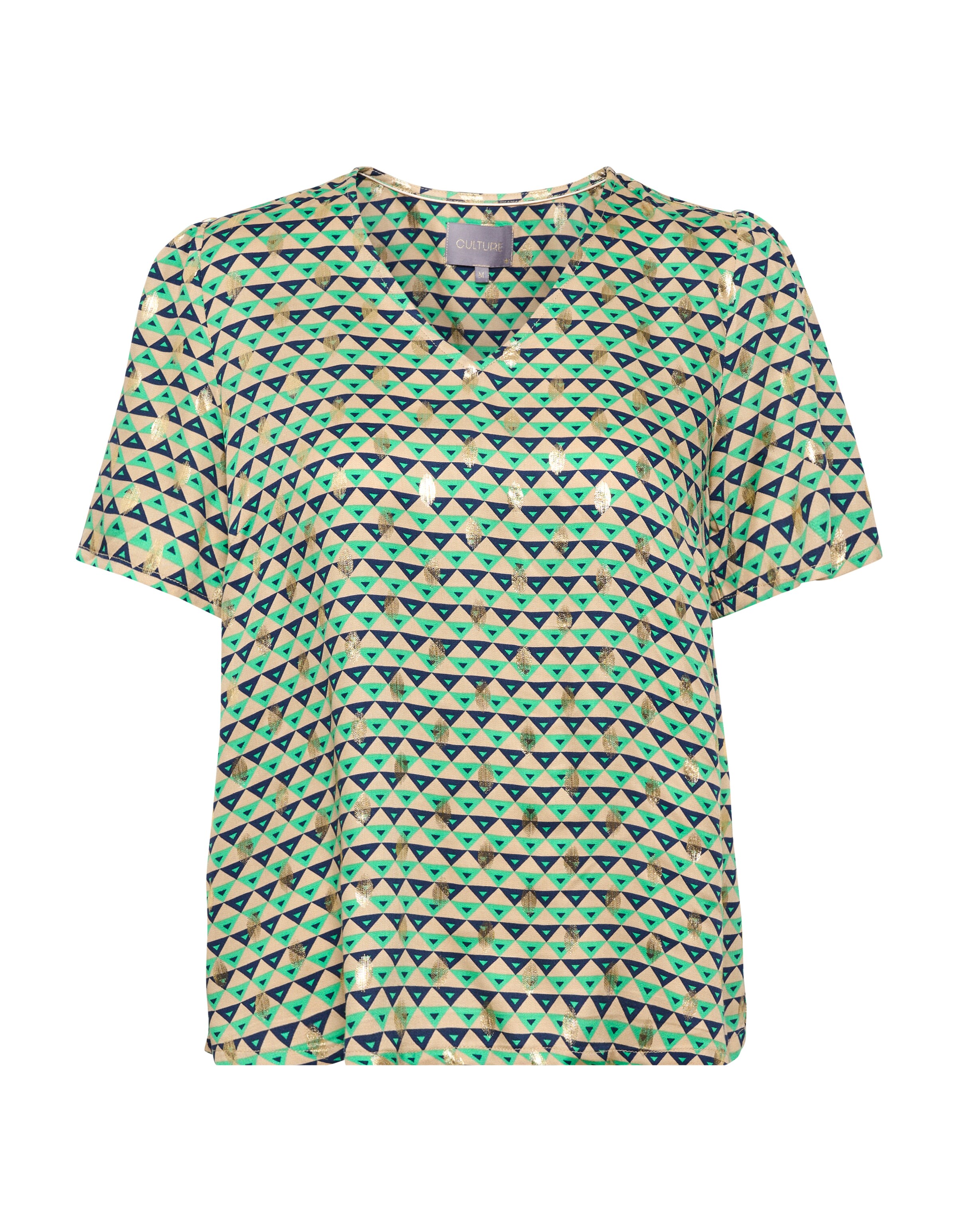 Chemisier CULTURE en mélange de couleurs : devant