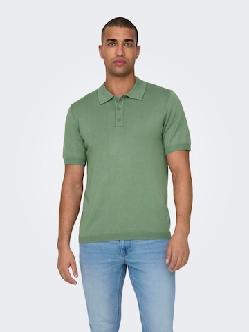 Pull-over Only & Sons en vert