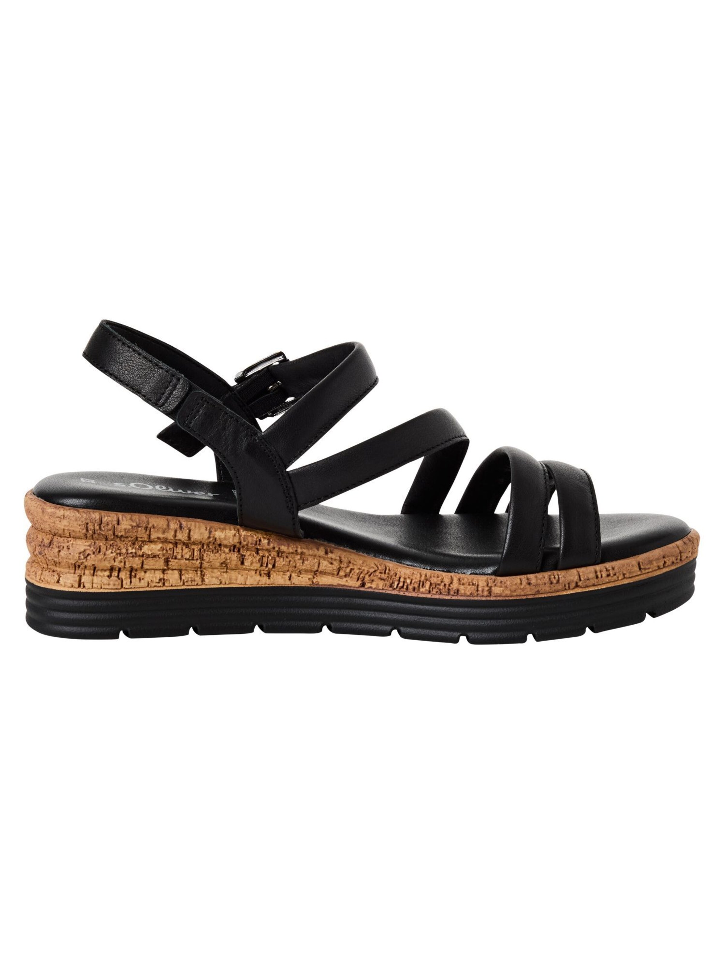 s.Oliver Sandals in Black