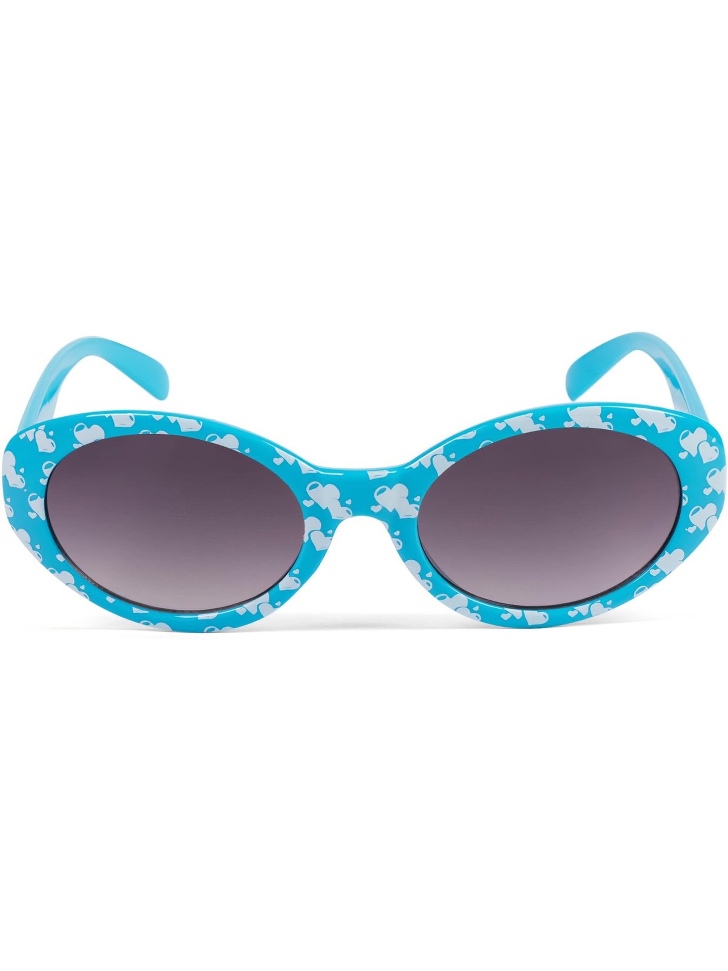 styleBREAKER Sonnenbrille 'Kinder Sonnenbrille mit Herzchen, Mädchen'‌‌‌‌‌‌‌‌‌‌ in Blau
