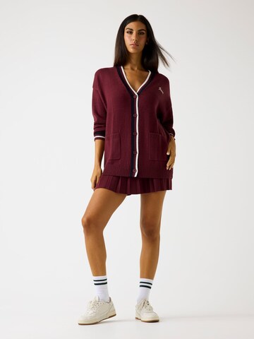 GUESS Knit Cardigan in Red