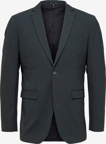 Coupe slim Veste de costume 'ELON' SELECTED HOMME en vert : devant