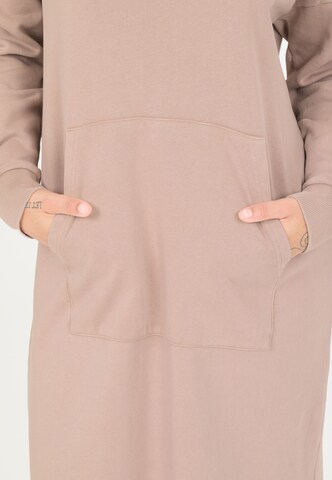 NOU Sweatshirtkleid 'Rala' in Braun