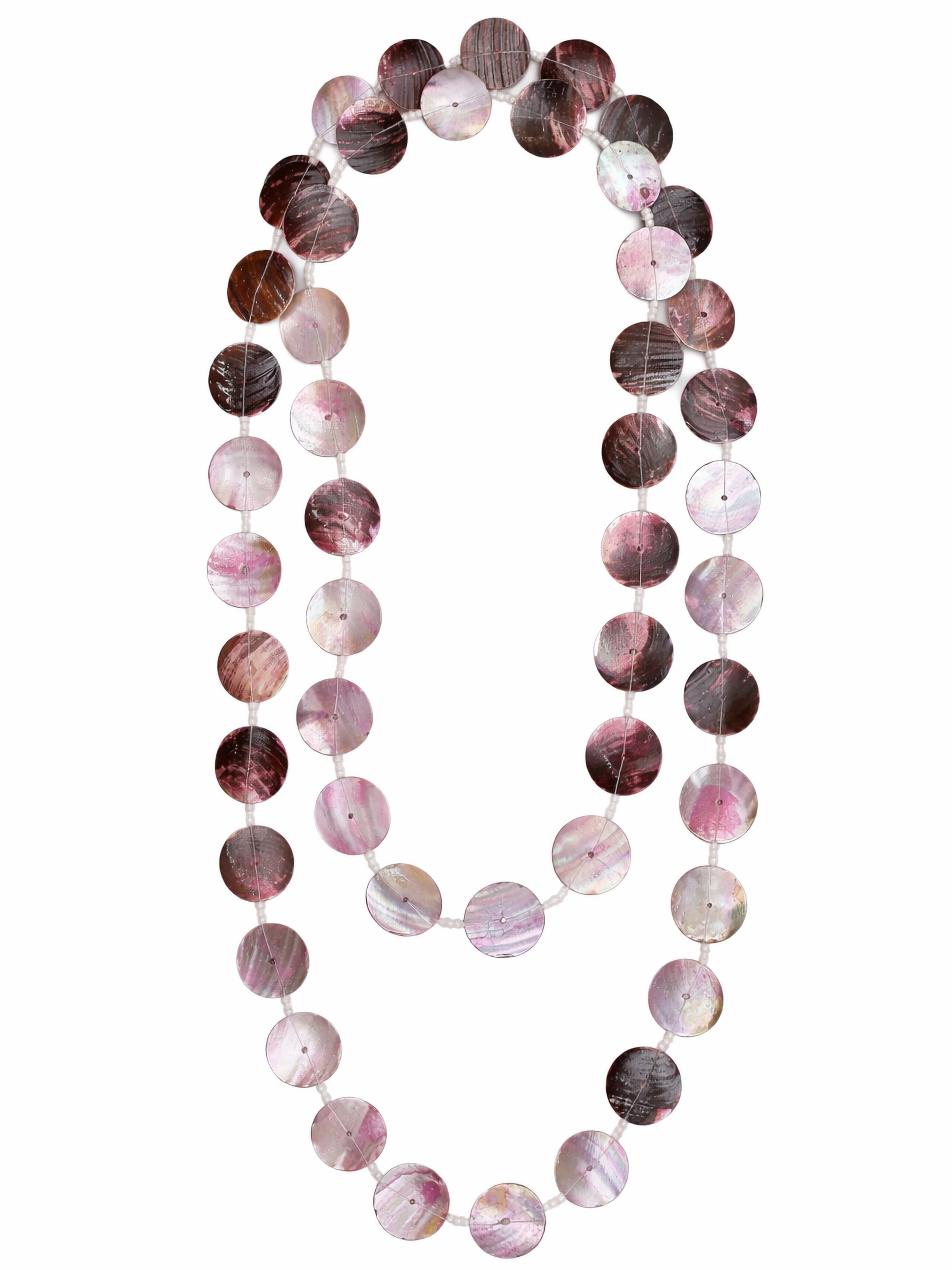 COLLEZIONE ALESSANDRO Kette 'Nizza'‌‌‌‌‌‌‌‌‌ in Onesize in hellpink, Produktansicht