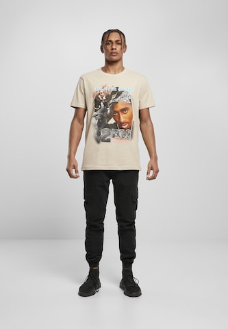 Mister Tee T-Shirt 'Tupac' in Beige