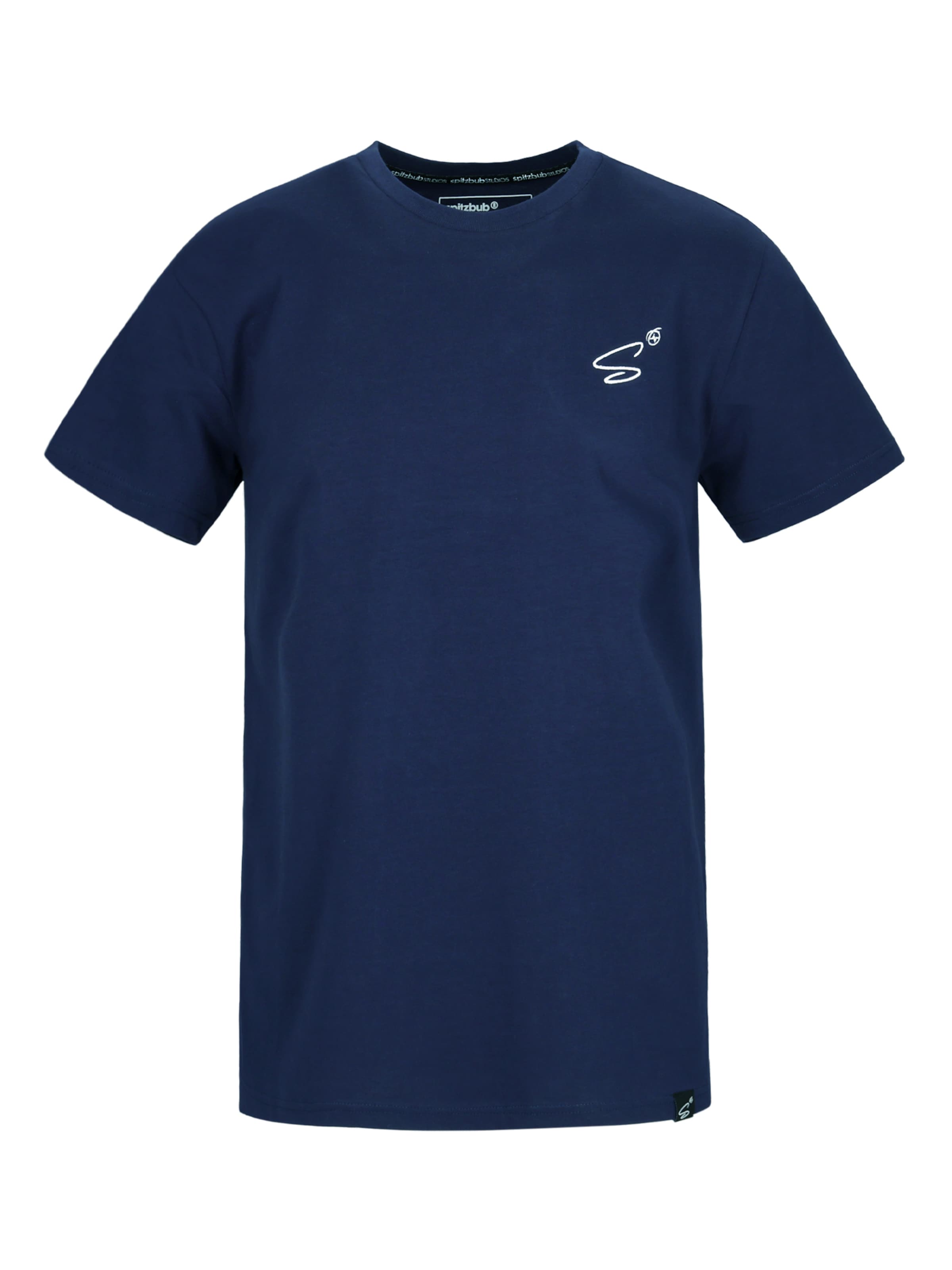 SPITZBUB Shirt 'Look Up!' in Blue: front