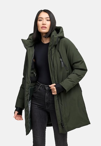 Manteau d’hiver 'Winterzart 14' NAVAHOO en vert : devant