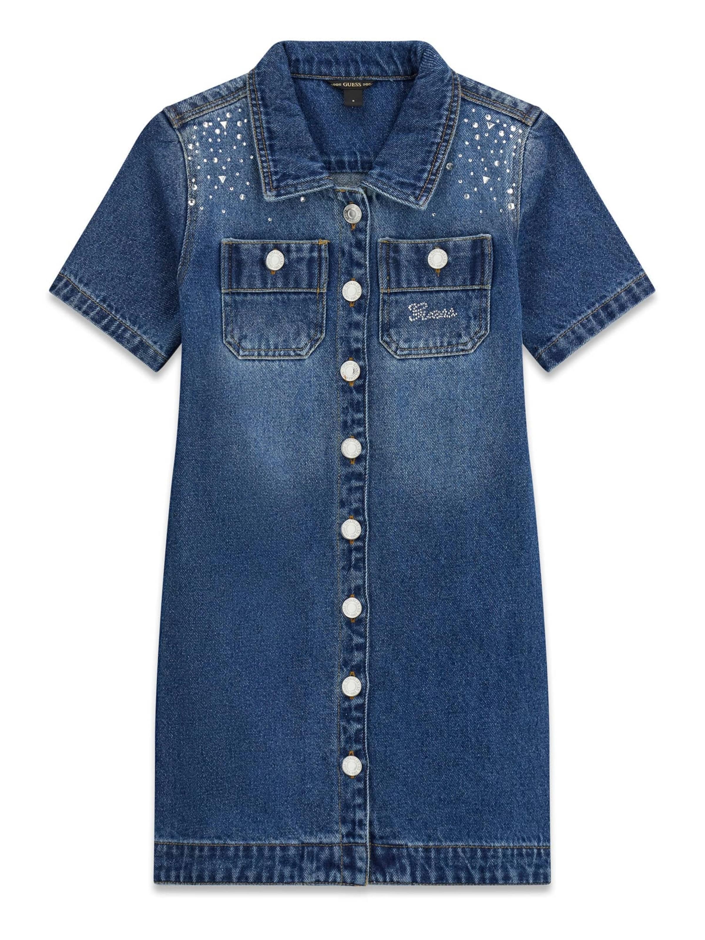 GUESS Dress in 128 in Dark blue / Silver, Item view