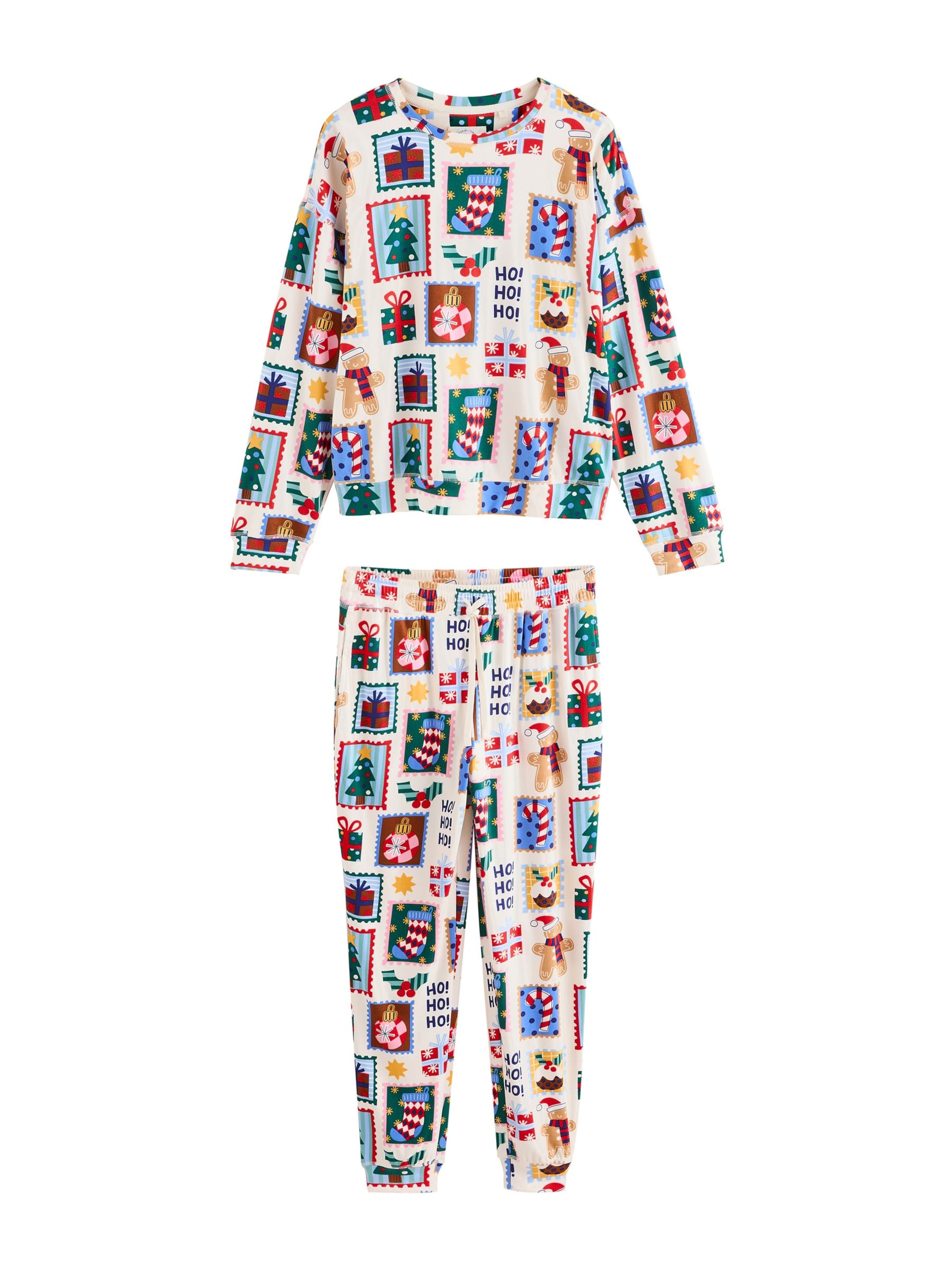 Pigiama 'Matching Family Christmas' di Next in beige: frontale