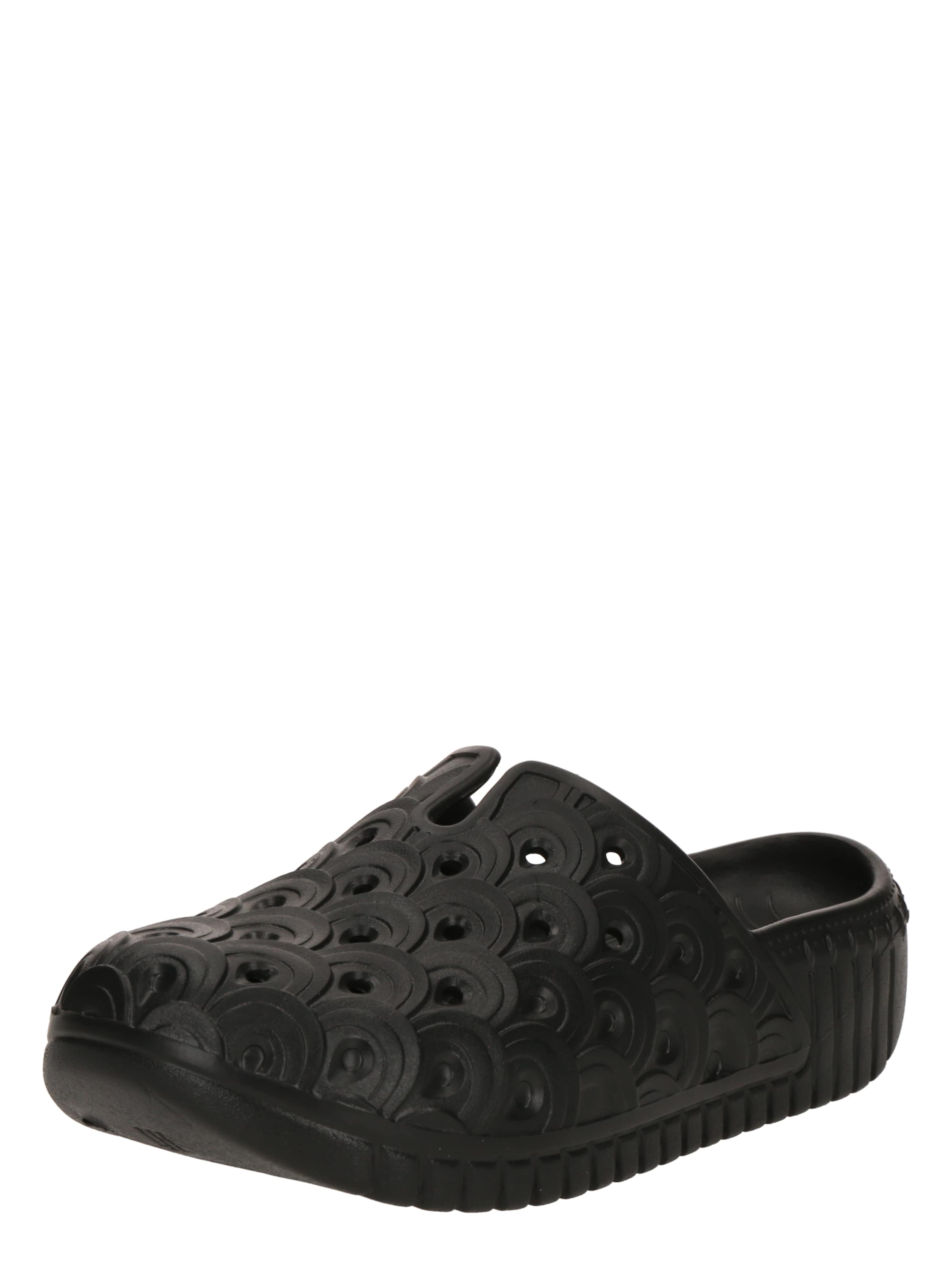 ILSE JACOBSEN Clogs 'Birch' in Schwarz: Vorderseite