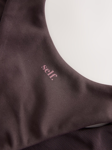 Bustino Reggiseno sportivo di self. in marrone